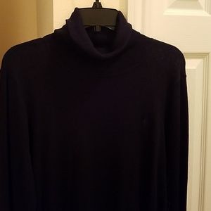 RALPH LAUREN- Dark Navy Turtleneck